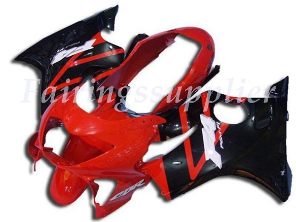

новые (литье под давлением) abs обтекателя комплекты fit для honda cbr600 f4 1999 2000 cbr600 f4 99 00 обтекатели набор black red