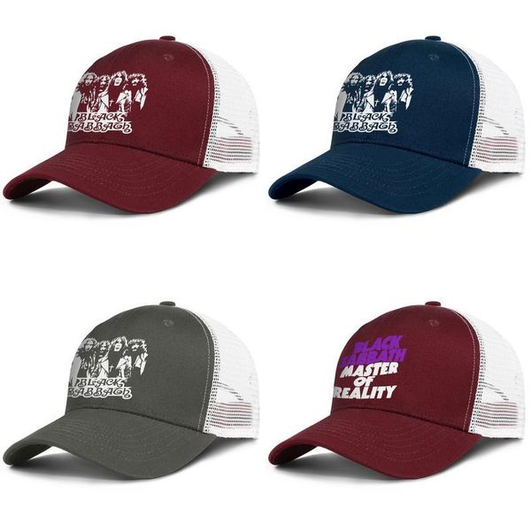 

black sabbath mens and women trucker cap cool fitted golfblank team trendy personalised adjustable baseball hats master of reality never, Blue;gray