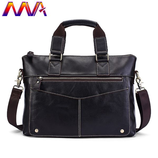 

mva fashion men briefcase quality cowhide leather men`s shoulder bag men crossbody bag genuine leather casual handbag