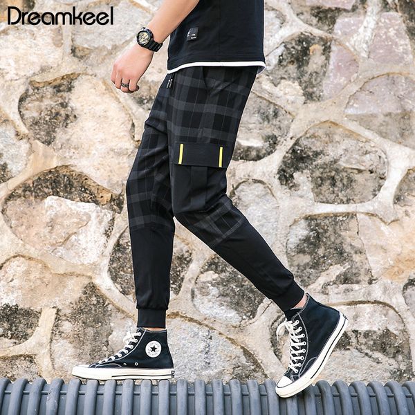 

men's pants 2021 summer cotton linen men casual harem large sweatpants chinese style male trouser cargo y, Black