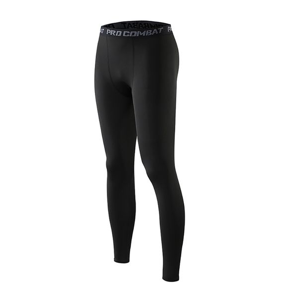 

men's pants anti-sweat elastic quick drying sports running fitness training tights trousers, Black;blue