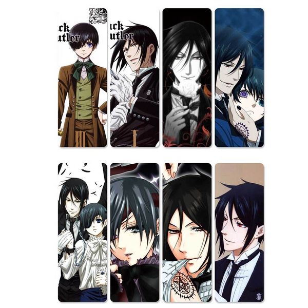 Grosshandel 8 Teile Satz Anime Black Butler Pvc Lesezeichen Von Ciel Sebastian Fur Buro Schulbedarf Oder Schreibtischzubehor Von Sakatagintoki 1 36