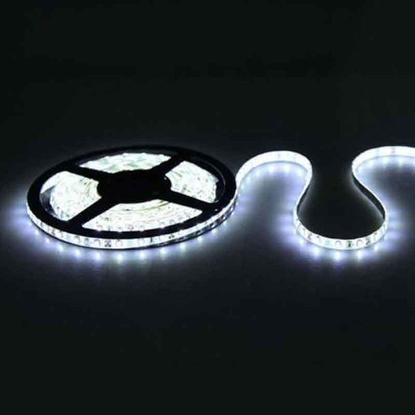 

12v waterproof led strip light 5m 300leds for boat truck car suv rv white