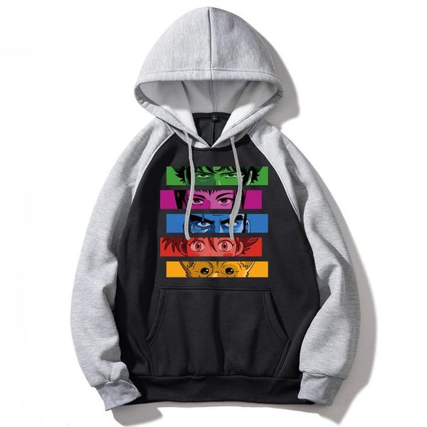 

new style too good too bad hoodie japan anime print hooded sweatshirts men 2019 autumn fleece raglan hoody fashion casual jacket, Black