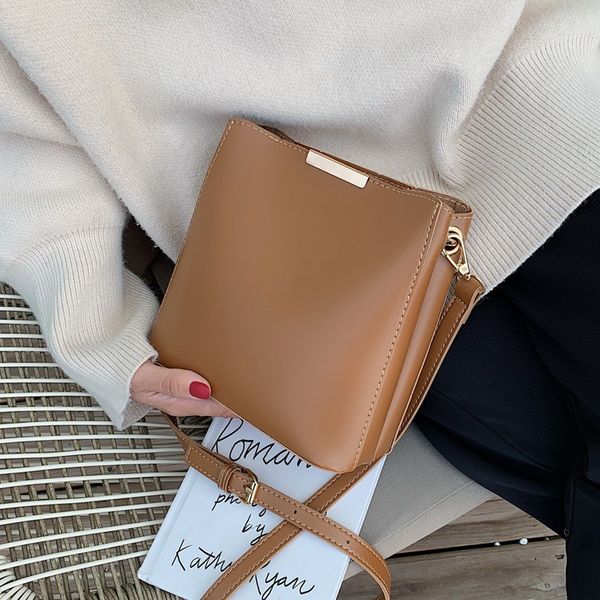 

women's shoulder bag bucket bag women's autumn and winter new diagonal crossbody