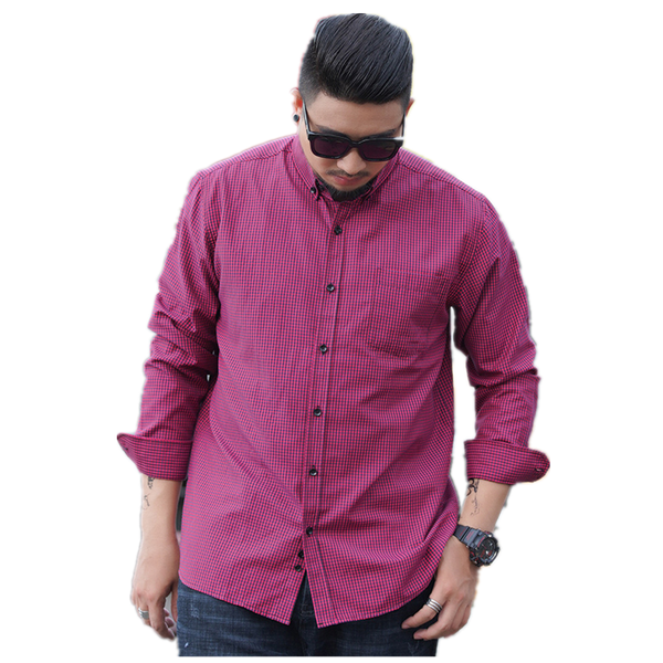 

плюс нового размера мужских рубашек хлопка лета отличных удобный тонкий подходят кнопки воротник бизнес мужчины случайные рубашки топы, White;black