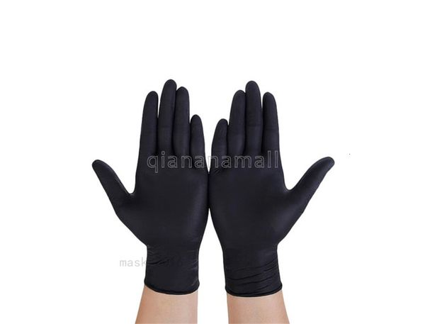 

pcs box disposable nitrile 100pcs latex gloves a grade without powder s acid protective gloves kitchen rubber gloves d31601