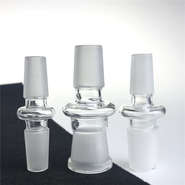 14 mm 18 mm maschio femmina di vetro Bong Adattatore Convertitore per il vetro forex a caduta di vetro foorex con tubi di fumo d'acqua