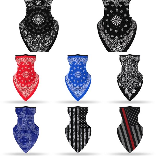 

ddbjp men and women magic headband face mask seamless riding scarf flag digital magic masks, animal lion, tiger, bandanas scarfs paty mask, Black