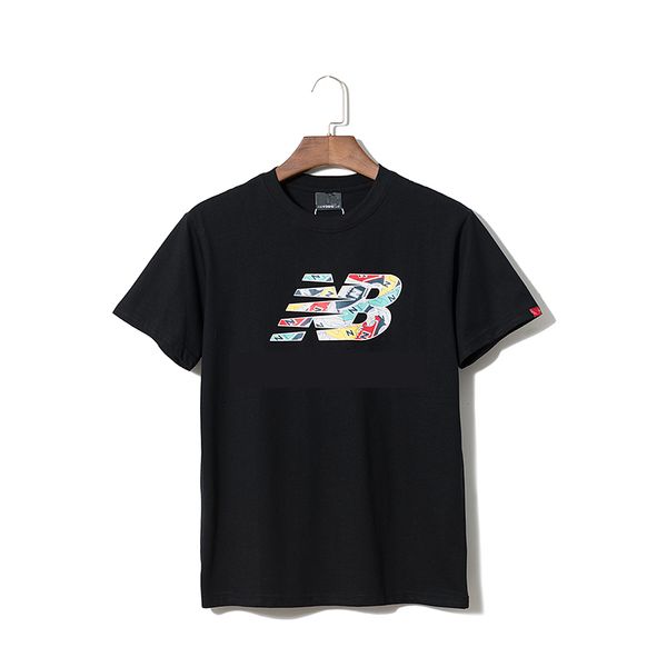 

designer men women luxury summer t shirt breathable brand short sleeve round neck t shirt black and white size from m to 2xl, White;black