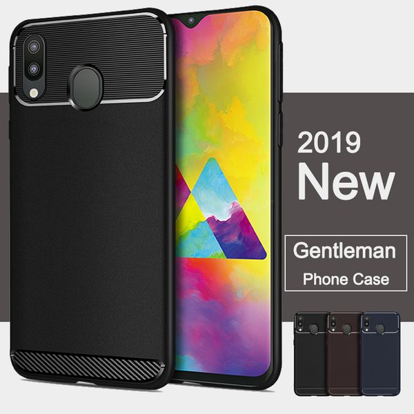 

New ultra thin cell phone ca e for am ung galaxy 10 plu 10e m30 m20 m10 a9 2018 a70 hockproof tpu gentlem back cover