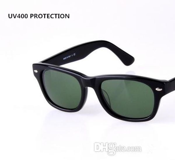 

classic vintage retro viajante sun glasses hawksbill frame glass uv 400 protection g15 dark green lens man women sunglasses 52/55mm, White;black