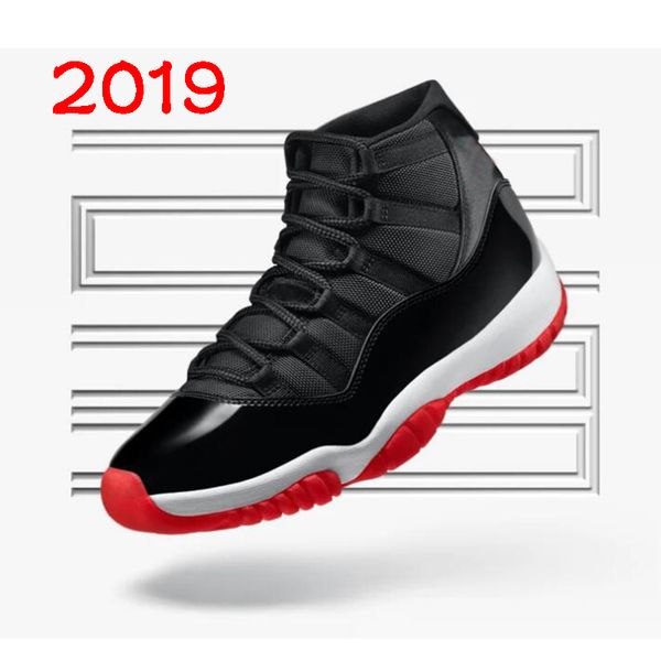 

2019 new bred 11 basketball shoes concord 45 11s air jordan white sports sneakers mens trainers women running shoe size 7-13