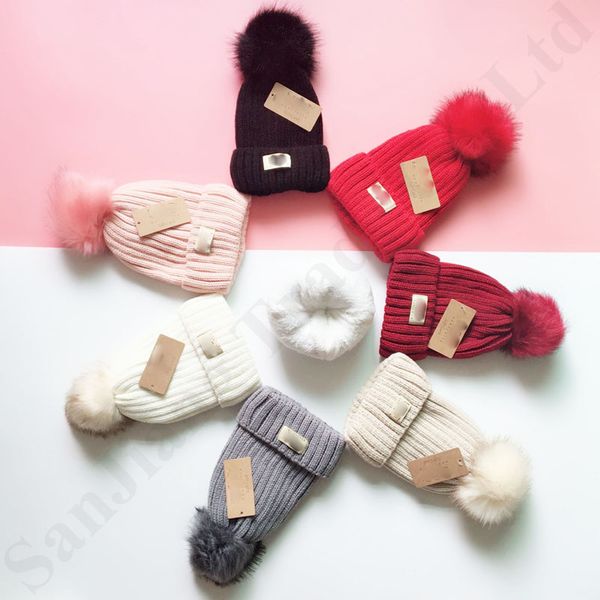 

австралия ug шляпы толстые теплые трикотажные шапочки женщины laides руно подкладка pom ski caps коренастый эластичный крючком hat luxury ad, Yellow