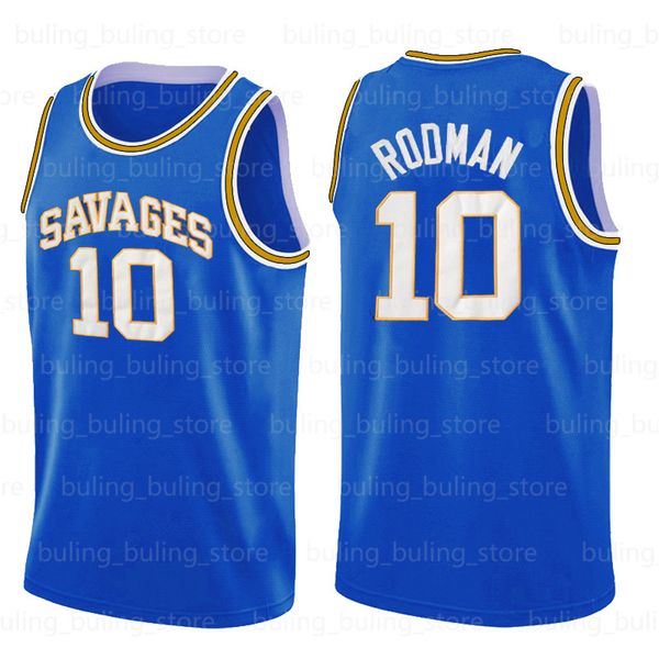 

NCAA 10 Dennis Rodman Jersey Oklahoma Savages Dennis high school Bel-Air Academy Movie 14 Will Smith 22 McCALL Shuttlesworth Carlton Banks