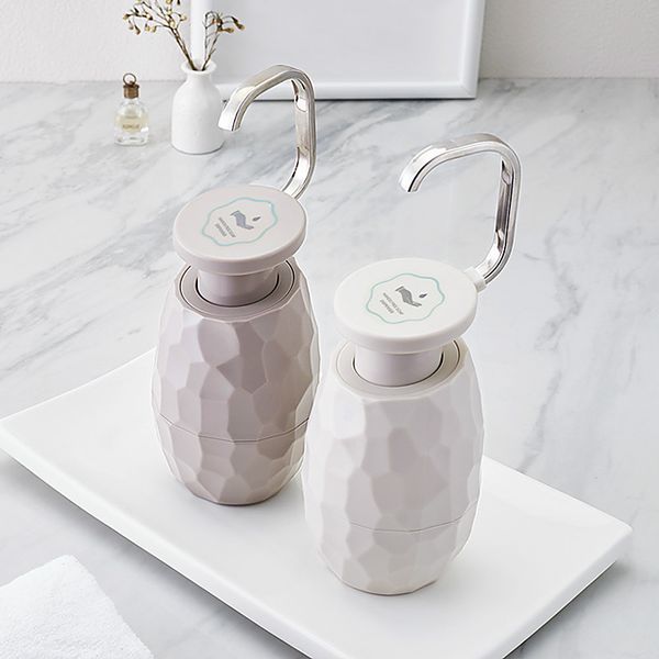 

creative single-handed soap dispenser bathroom accessories abs+stainless steel liquid soap dispensers storage bottles mx4101745