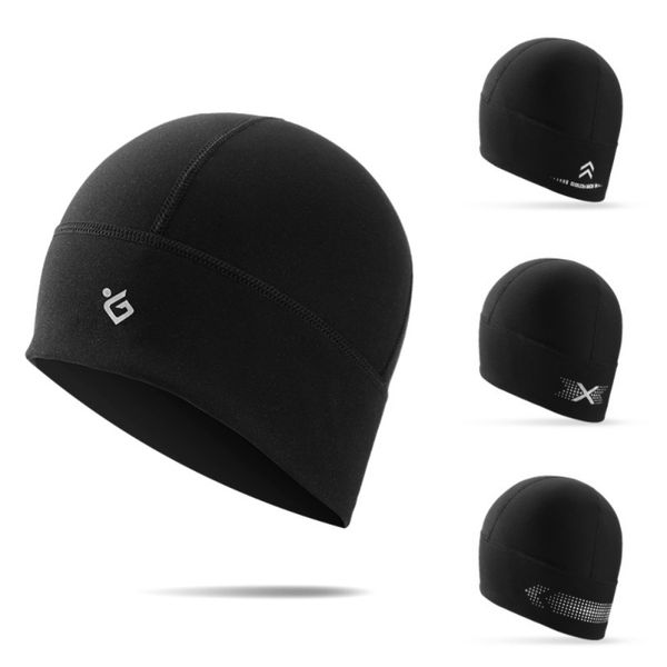 

winter outdoor ski hats riding waterproof and windproof ear protection all-inclusive warm hood hat, Black