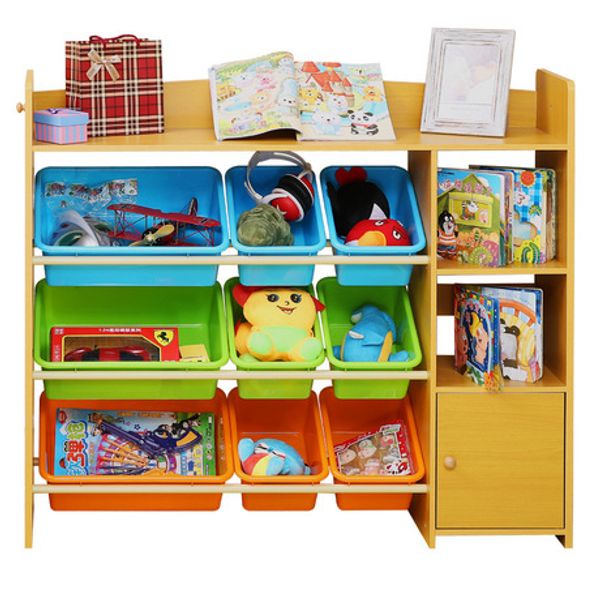 

children cabinet furniture plastic wooden bookshelf baby bookcase baby toy rack toy storage cabinet estanterias infantiles sale
