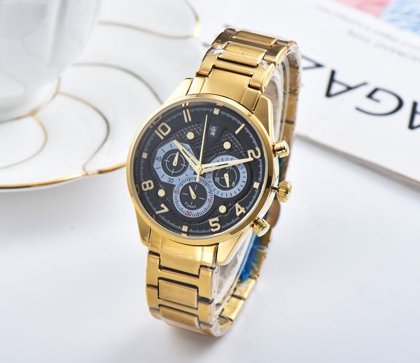 

2019 all subdials work 3a mens women stainless steel quartz watches satch luxury watch brand relogies for men relojes, Slivery;brown