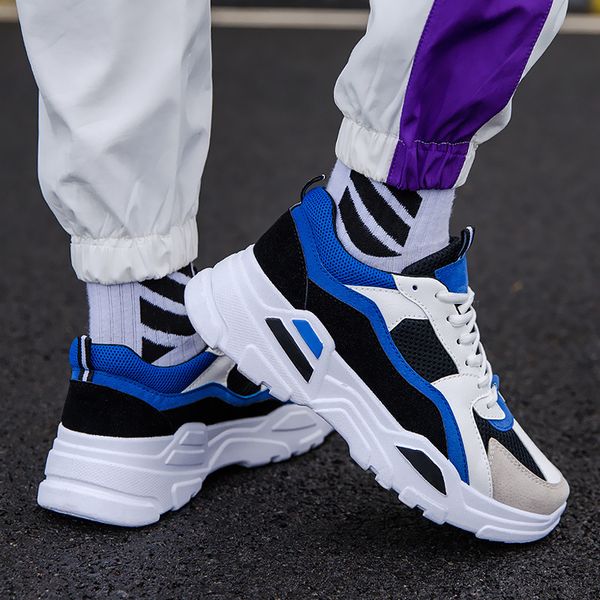 

combination] 2020 summer new men's shoes breathable sports shoes old shoes 39-44 ing, Black