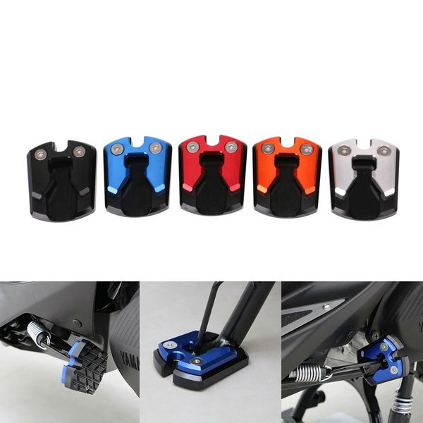 

for yamaha nmax155 n-max 155 black cnc sidestand foot plate kickstand pad