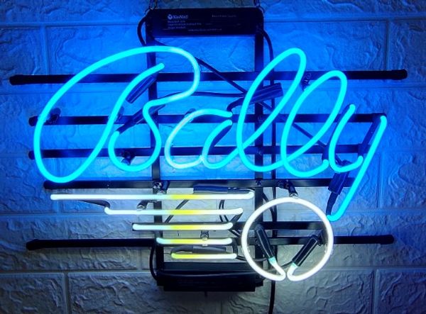 

star beauty neon sign bally blue neon red lights 14inch inches real glass neon sign light for beer bar pub garage room