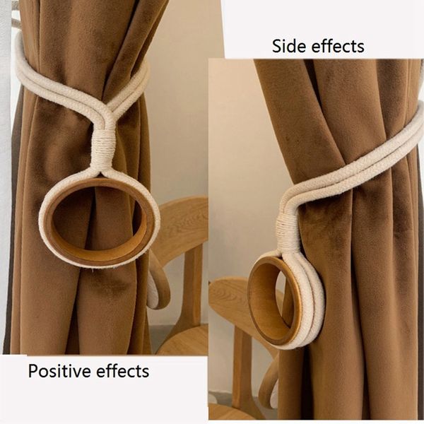 

nordic ring cotton rope curtain holdback home curtain organizer ornaments window drapery ropes decorative accessories