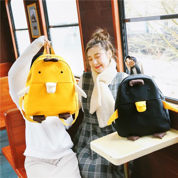 

little duck art student bag new leisure large-capacity backpack