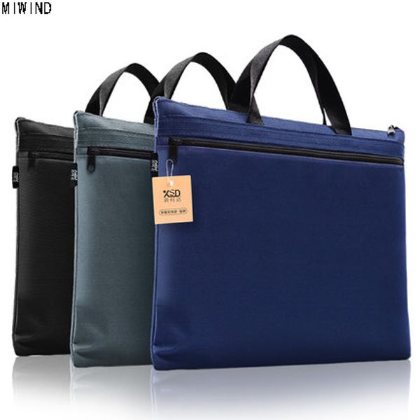 

miwind a4 office briefcases for men and women lightweight messenger bag men file storage bag handbag briefcases ls1338