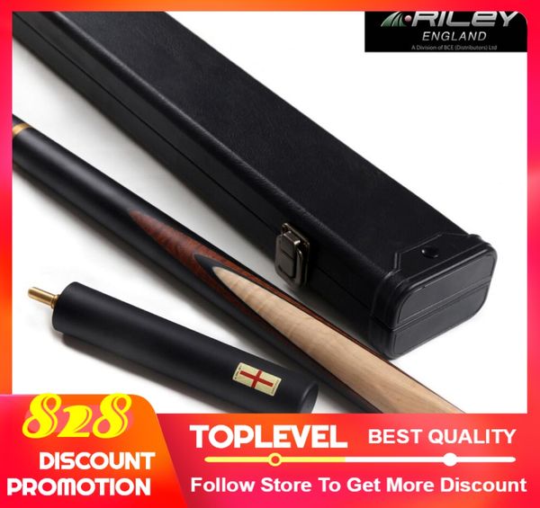 

riley res-400 3/4 snooker cue designed for athlete high-end billiard cue kit stick with riley case with extension 9.5mm deer tip