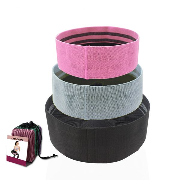 

3 pic in one squat resistance ring yoga stretch belt hip ring with antiskid elastic sports tensile bands with fitness training pull rope