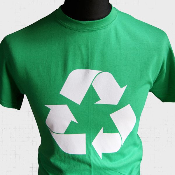 cotton Recycle symbol men/'s Big Bang Theory Leonard Style geek funny t shirt