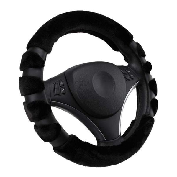 

universal autumn winter non slip steering wheel cover with 3d design fit most of cars