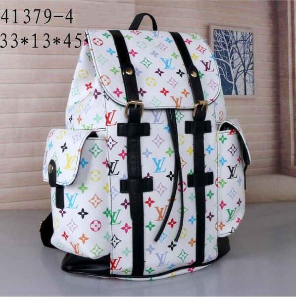 

new backpack men women backpack designer pu school bag luxury travel bag brand leisure bag letter print retro fashion backpacks
