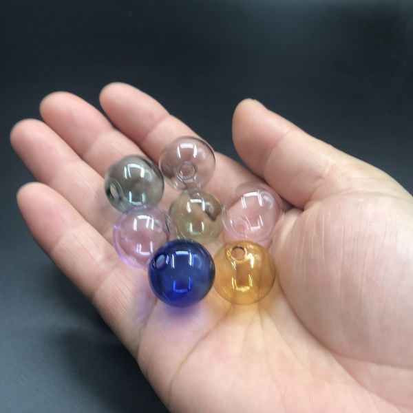 

18мм красочные круглый шар стеклянный шар orbs кулон бутылка стеклянная пробирка кулон выводы ювелирные аксессуары ручной работы колье бисер