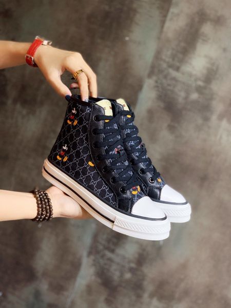 

2020 advanced design women's shoes fashion thick sneakers three-layer black high-surface comfort flat shoes casual shoes