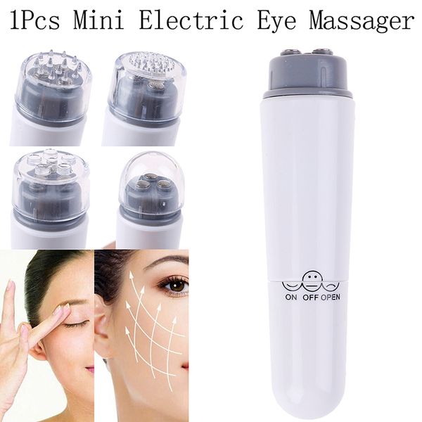 

facial massage device pen mini portable 4 head electric eye massager facials great vibration lift face massage stick