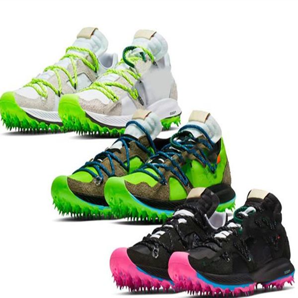 

2019 new zoom terra kiger 5 athlete in progress black pink white electric green men women running shoes sport sneakers chaussures size 36-45