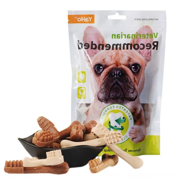 

yahe pet snacks dog tooth cleaning type grinding stick 30 toothbrush toothbrush pieces of four flavors mixed training reward snacks