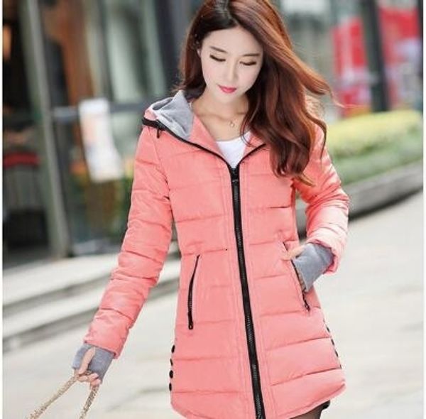 

2018 new windproof waterproof winter jacket women coat female padded coat long section women coat windbreaker parka y190926, Black;white