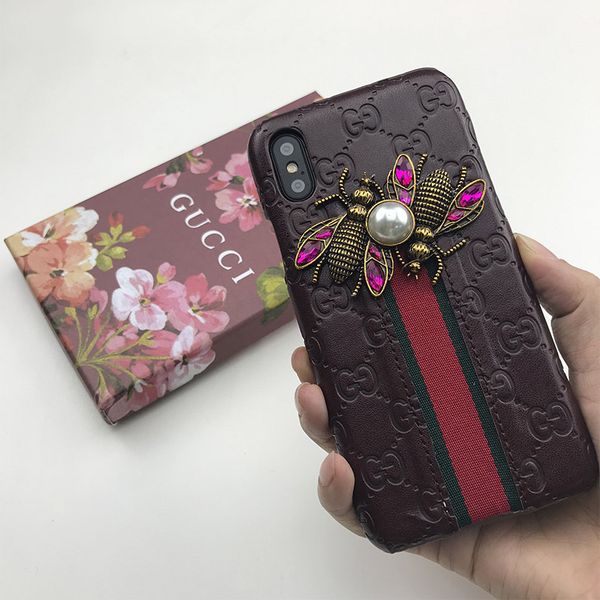 

For iphone X phone case 7 7plus PU Leather cover For iPhone XS XR MAX 8 8plus brand Designer Phone Case Drop shipping