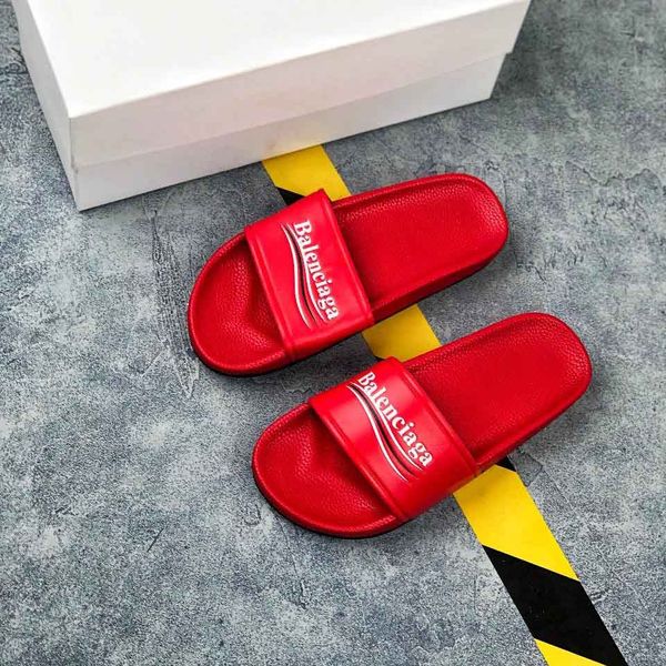 

men women sandals designer shoes luxury slide summer fashion wide flat slipper sandals slipper flip flop size 36-45 with box, Black