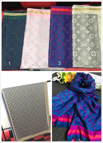 

2019 Классический дизайн шарф модный мужской и женский шарф мягкий хлопок шарф 180 * 7