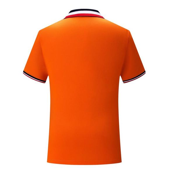 

t-shirt uniform orange sd chongfu 899055new fashion classic three-color striped collar short-sleeved polo shirt comfortable and breathable, Black
