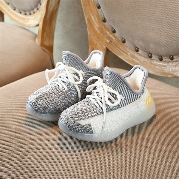 

new children shoes boys girls casual shoes fashion breathable knitting coconut comfortable soft bottom kids sneaker, Black;red