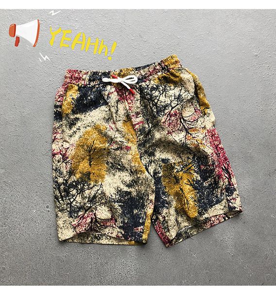 

20ss mens designer summer shorts pants printed reflective casual oi8dx fashion drawstring running shorts fitness high street ins beac, White;black