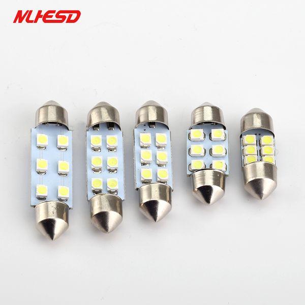 

quality car light c5w 6 smd led 50pcs 31mm 36mm 39mm 41mm white 3528 1210 6smd 6led festoon dome lamp bulb dc12v ing