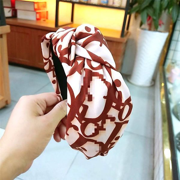 

2020 letterhair jewelry intertwined headband fashion new girls hair accessories retro turban headwraps headbands