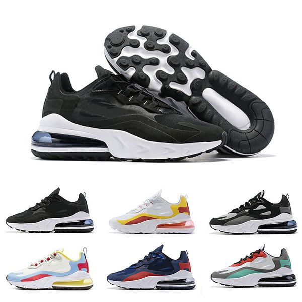 

Drop shipping react men running shoes High quality BAUHAUS OPTICAL triple black fashion mens trainer breathable sports sneakers 40-45