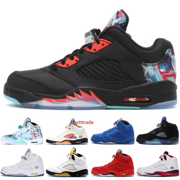 

new 5 5s wings international flight mens basketball shoes red blue suede oregon ducks fluorescent green men sports sneakers designer